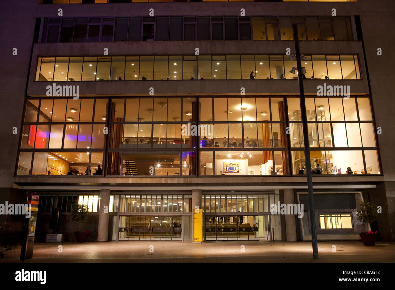 Royal Festival Hall, part of London's South Bank centre. Stock Photo