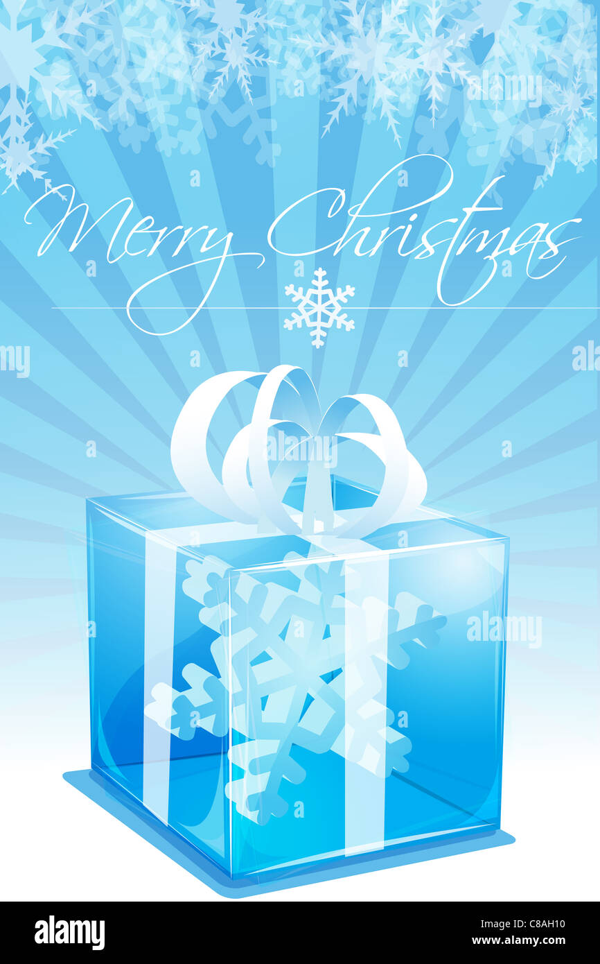 illustration of abstract christmas card Stock Photo - Alamy