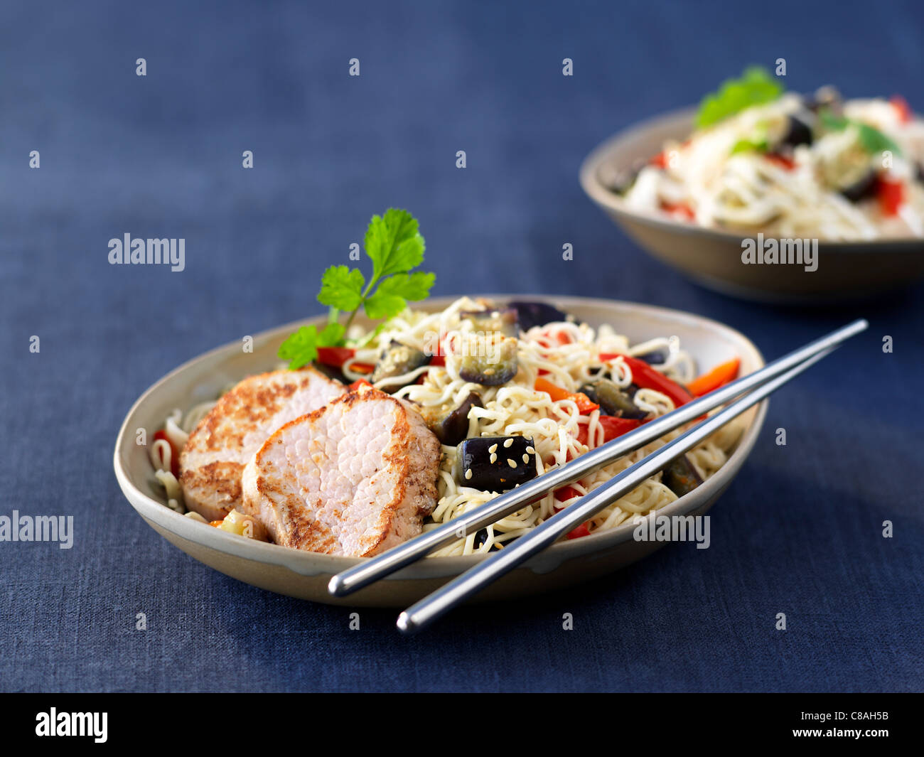 Asian-style veal Stock Photo