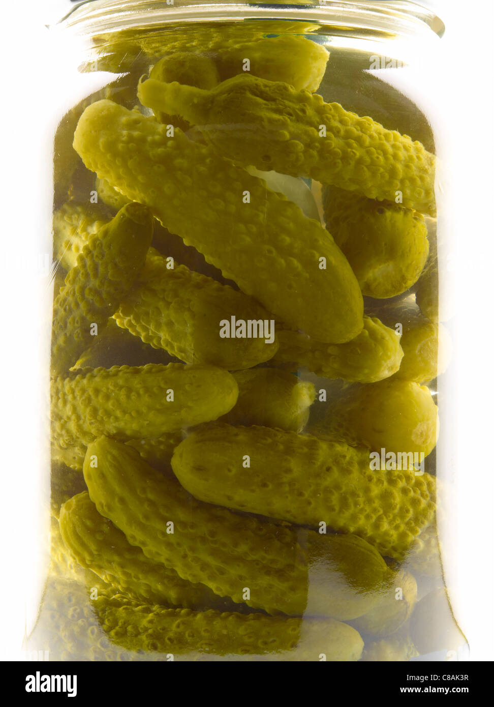 jar of gherkins Stock Photo Alamy