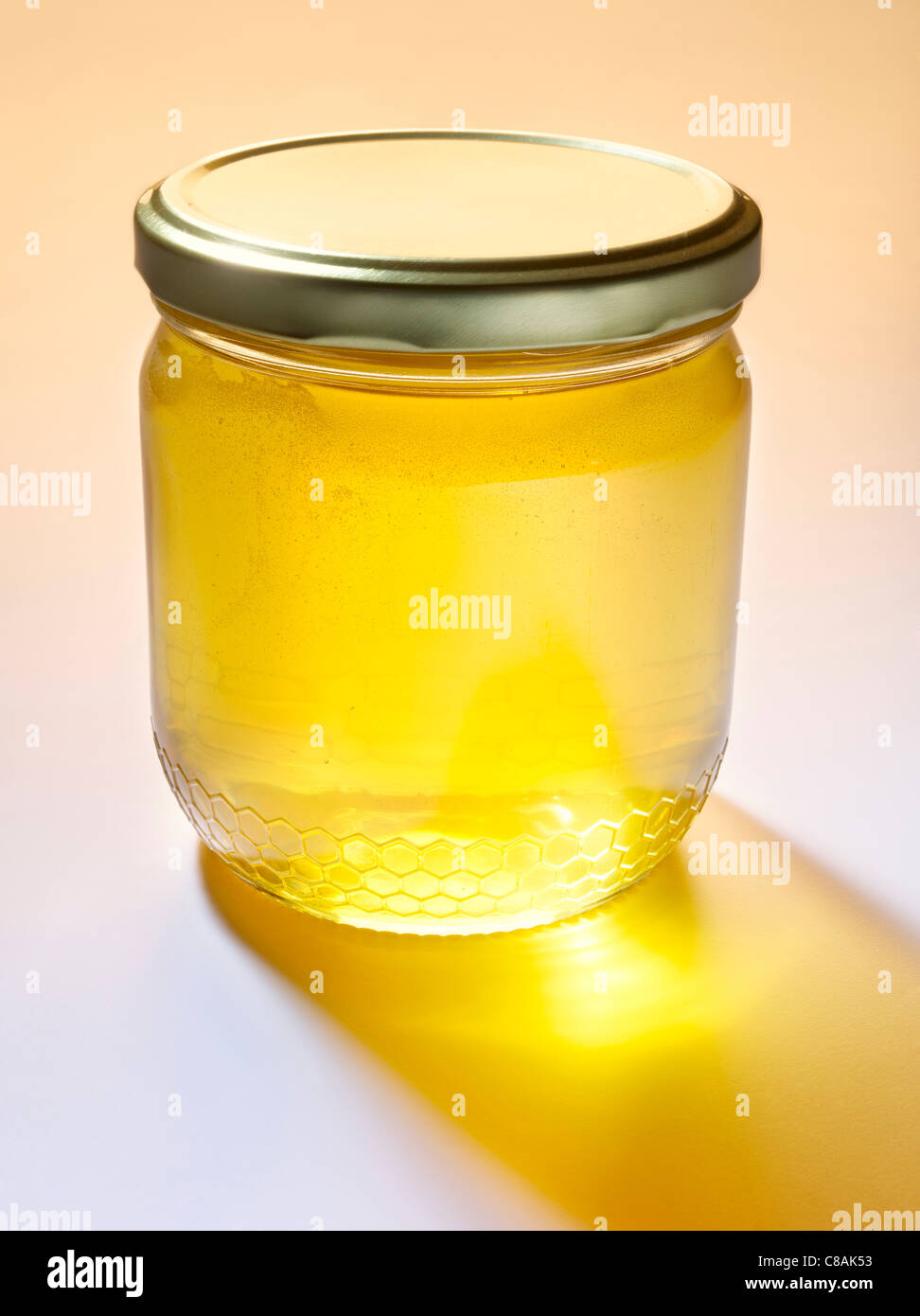 Pot Of Honey Stock Photo - Alamy