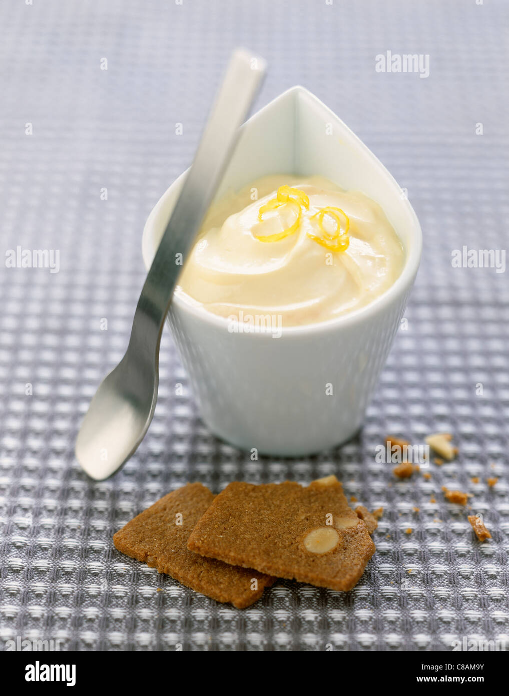 Fromage frais sauce Stock Photo - Alamy