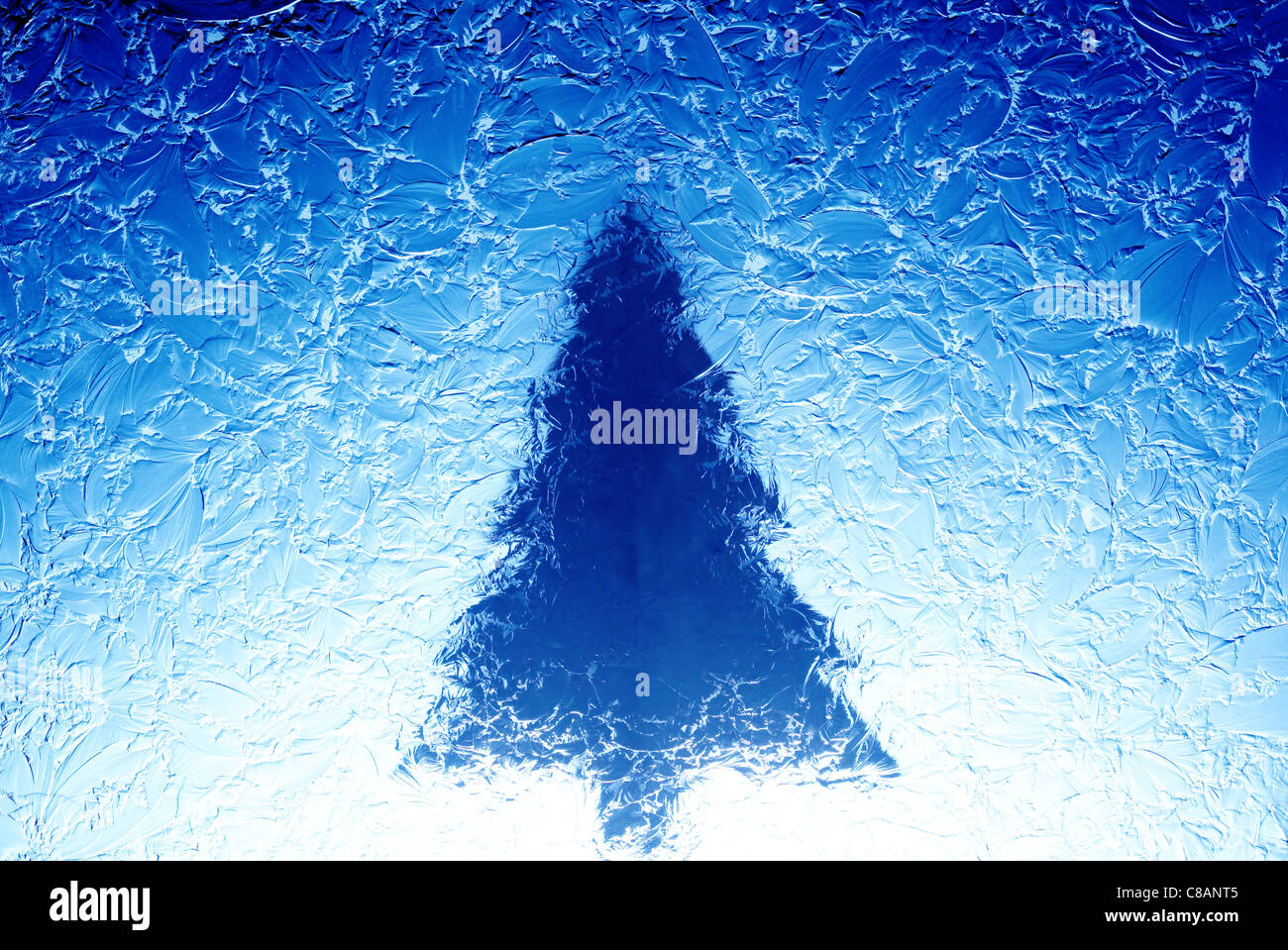 Blue christmas tree wallpaper hi-res stock photography and images - Alamy