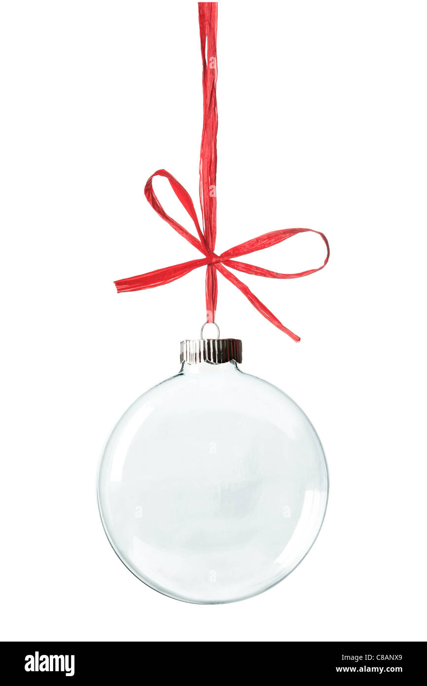 Clear Glass Ornament