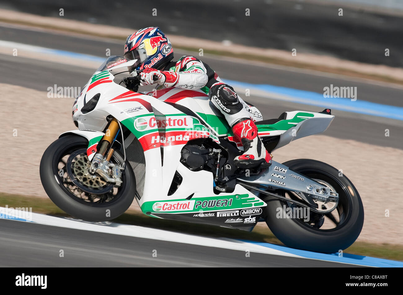Johnny Rae Motorcycle Johnathan Rae, World Superbikes, Donington Park, 2011 Stock Photo - Alamy