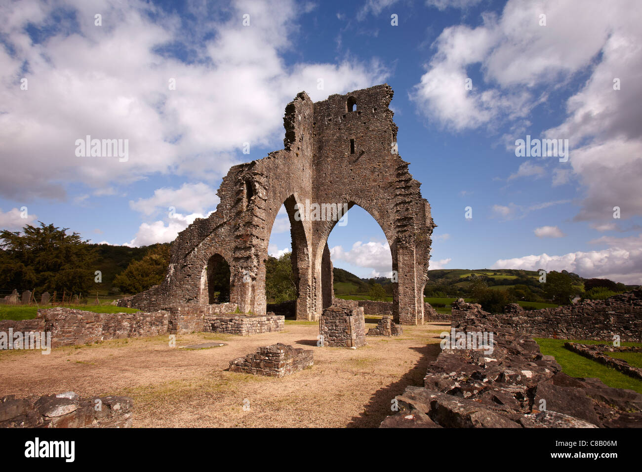 Talley Abbey, (Abaty Talyllychau) near Llandeilo, Carmarthenshire, Wales, UK Stock Photo