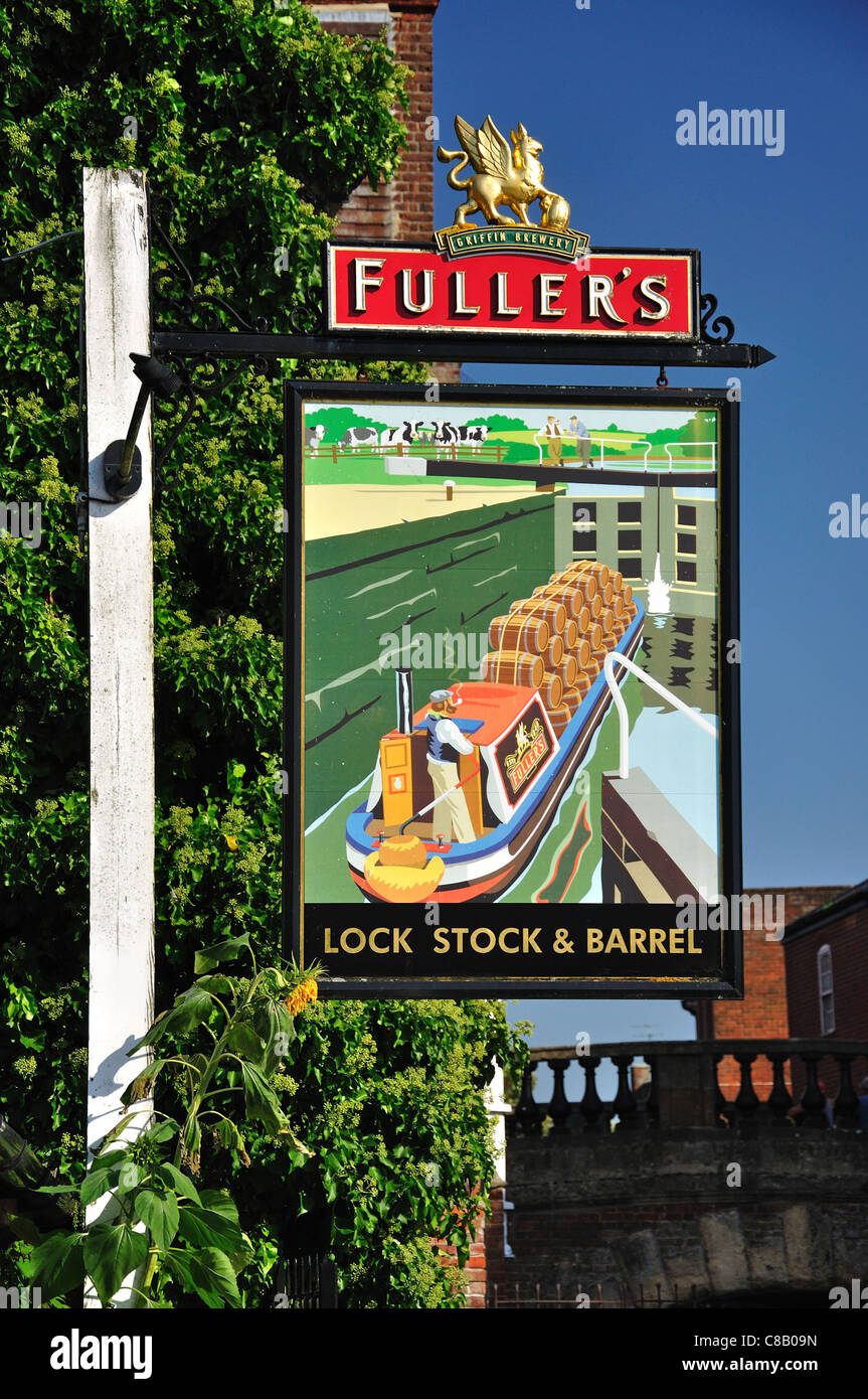 Lock stock and barrel pub sign hires stock photography and images Alamy