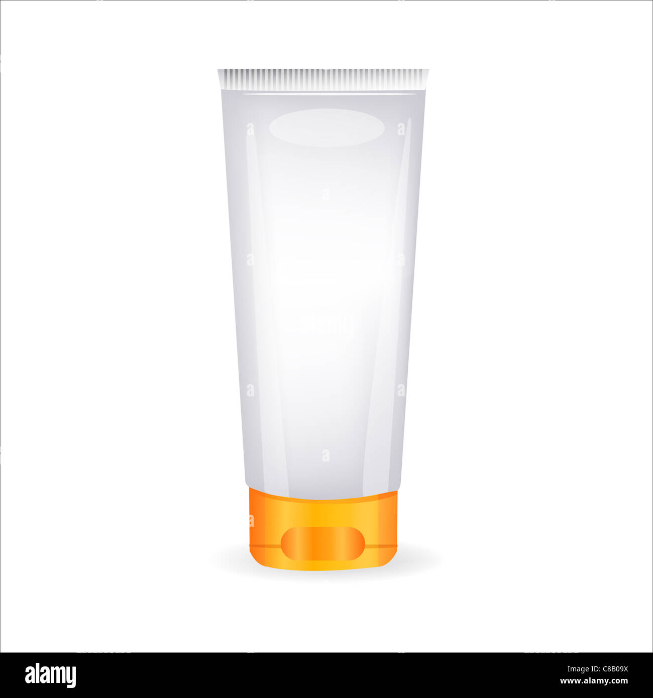 illustration of cream tube on white background Stock Photo - Alamy