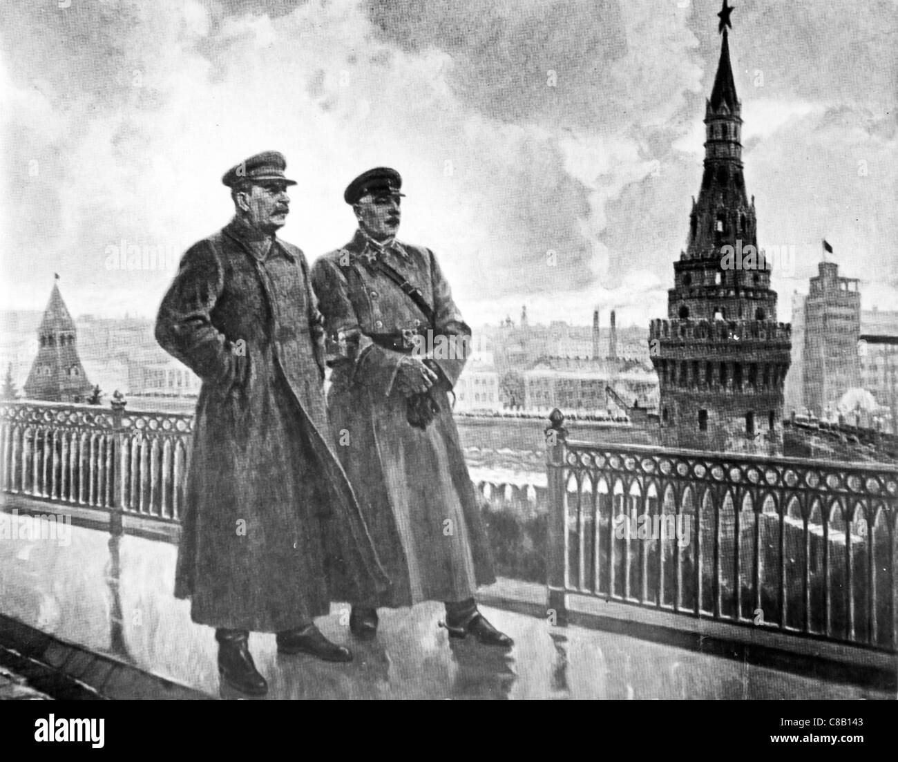 Joseph Stalin in Moscow,1943 Stock Photo