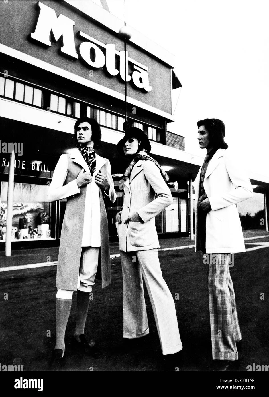 Italian fashion in the '70 Stock Photo