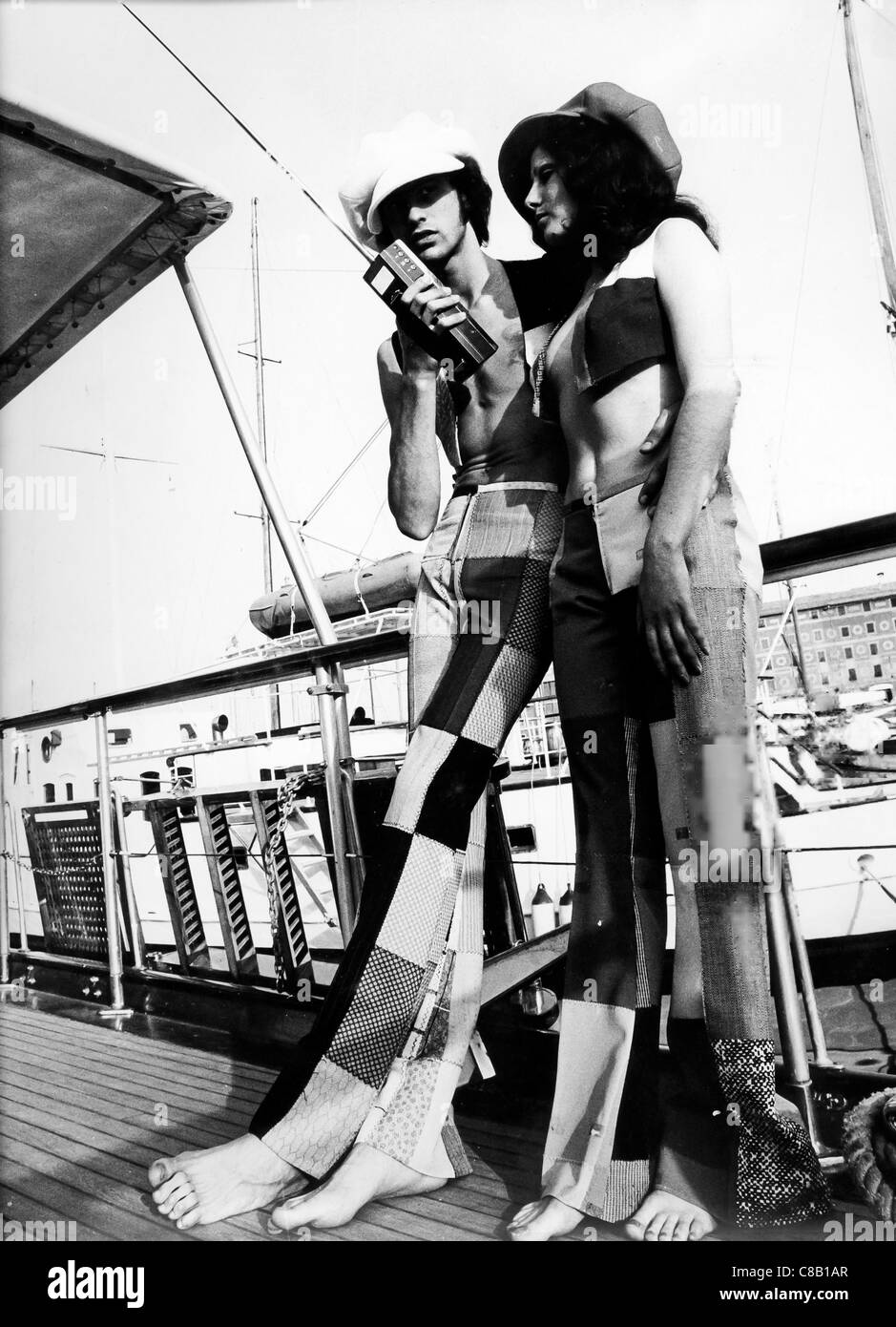 french fashion in the '70 Stock Photo - Alamy