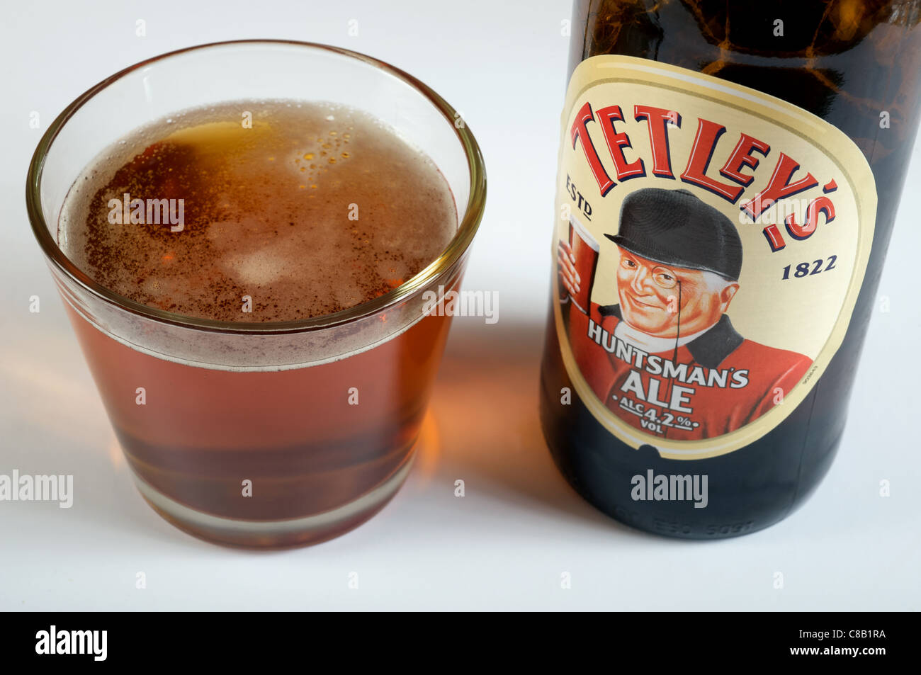 Tetley's Huntsman's ale Stock Photo