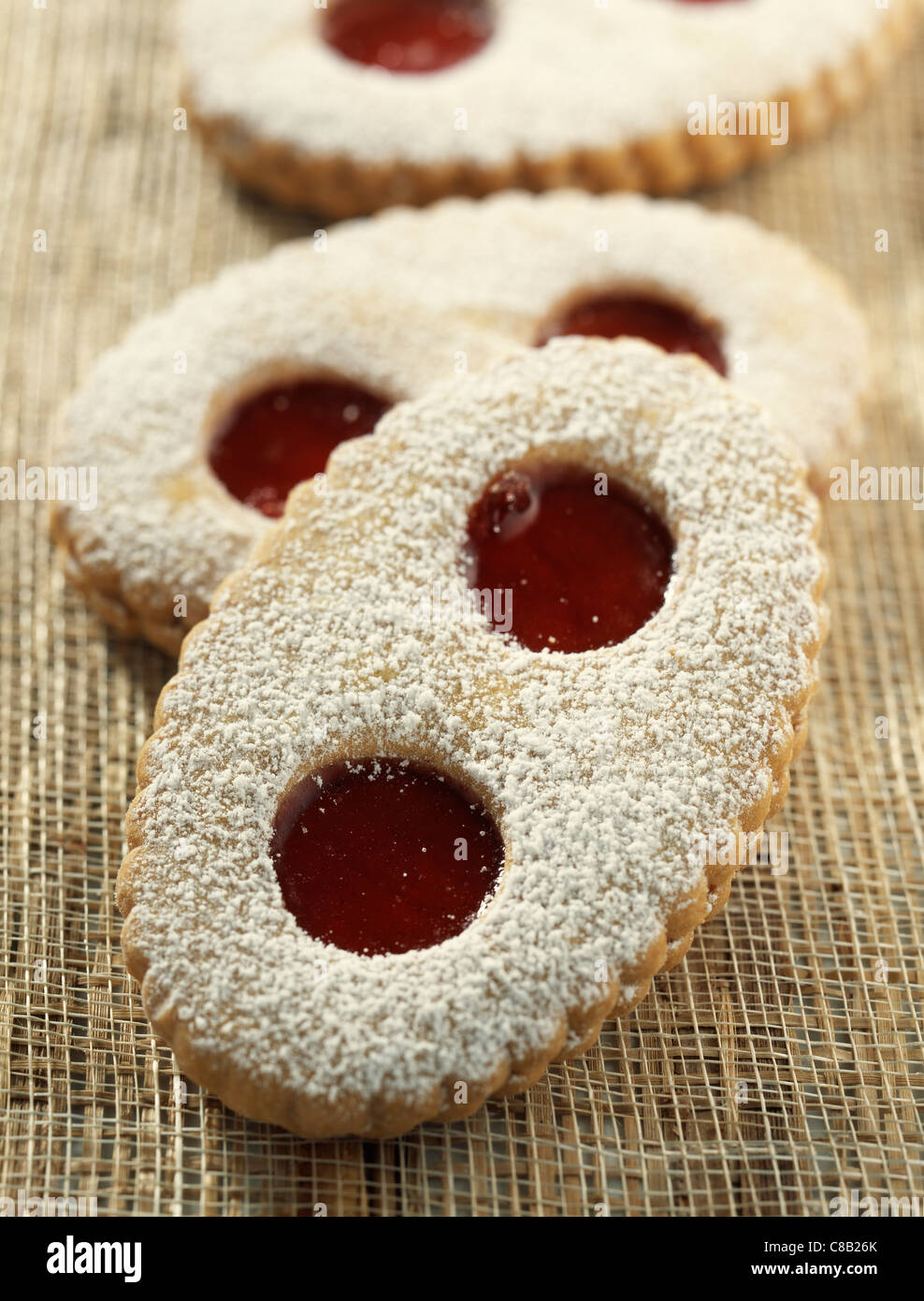 Lunette jam biscuits hi-res stock photography and images - Alamy