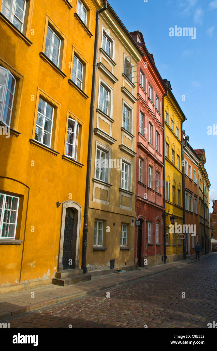 Piekarska street old town Warsaw Poland Europe Stock Photo