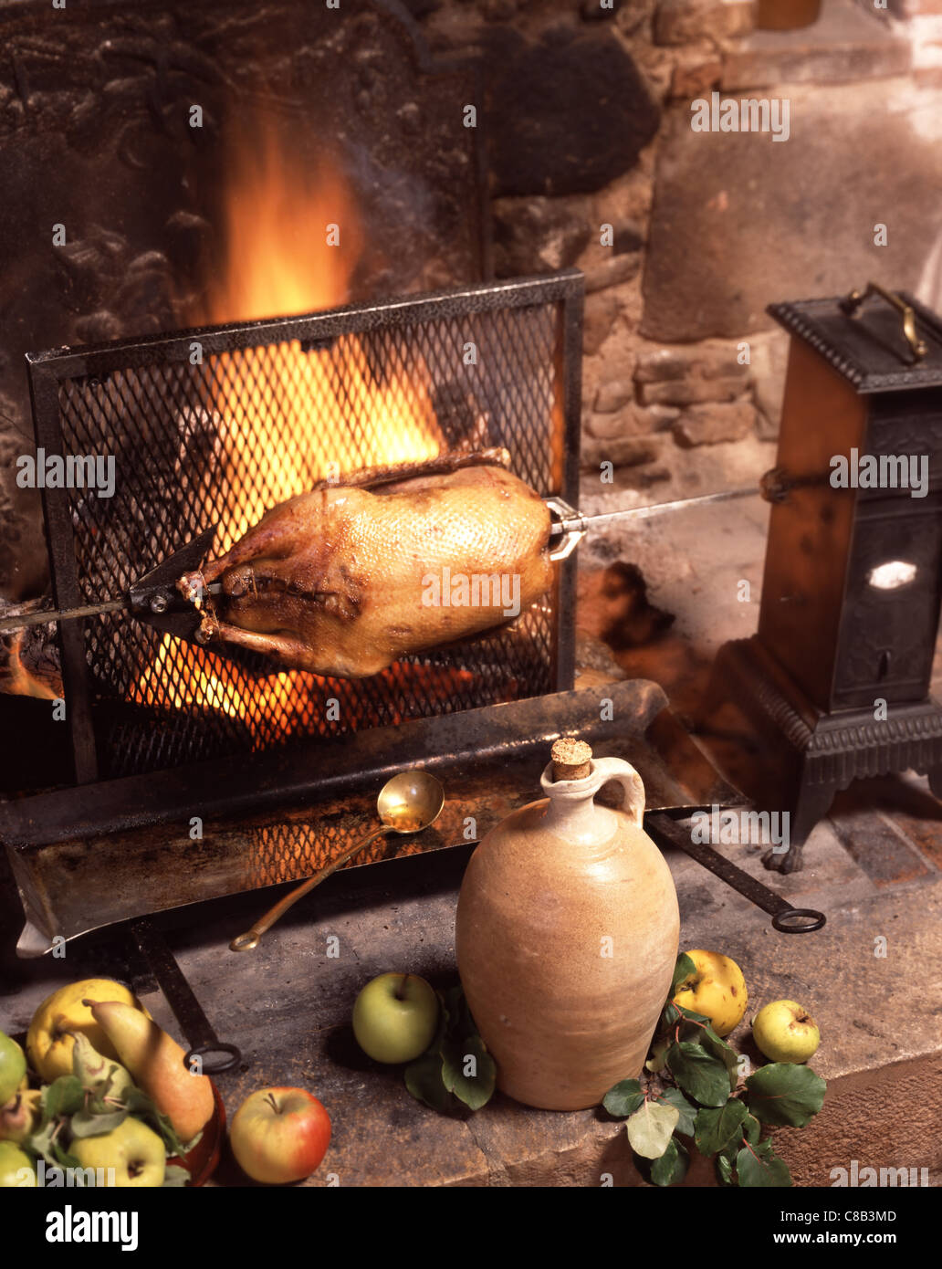 Spit roasting hires stock photography and images Alamy