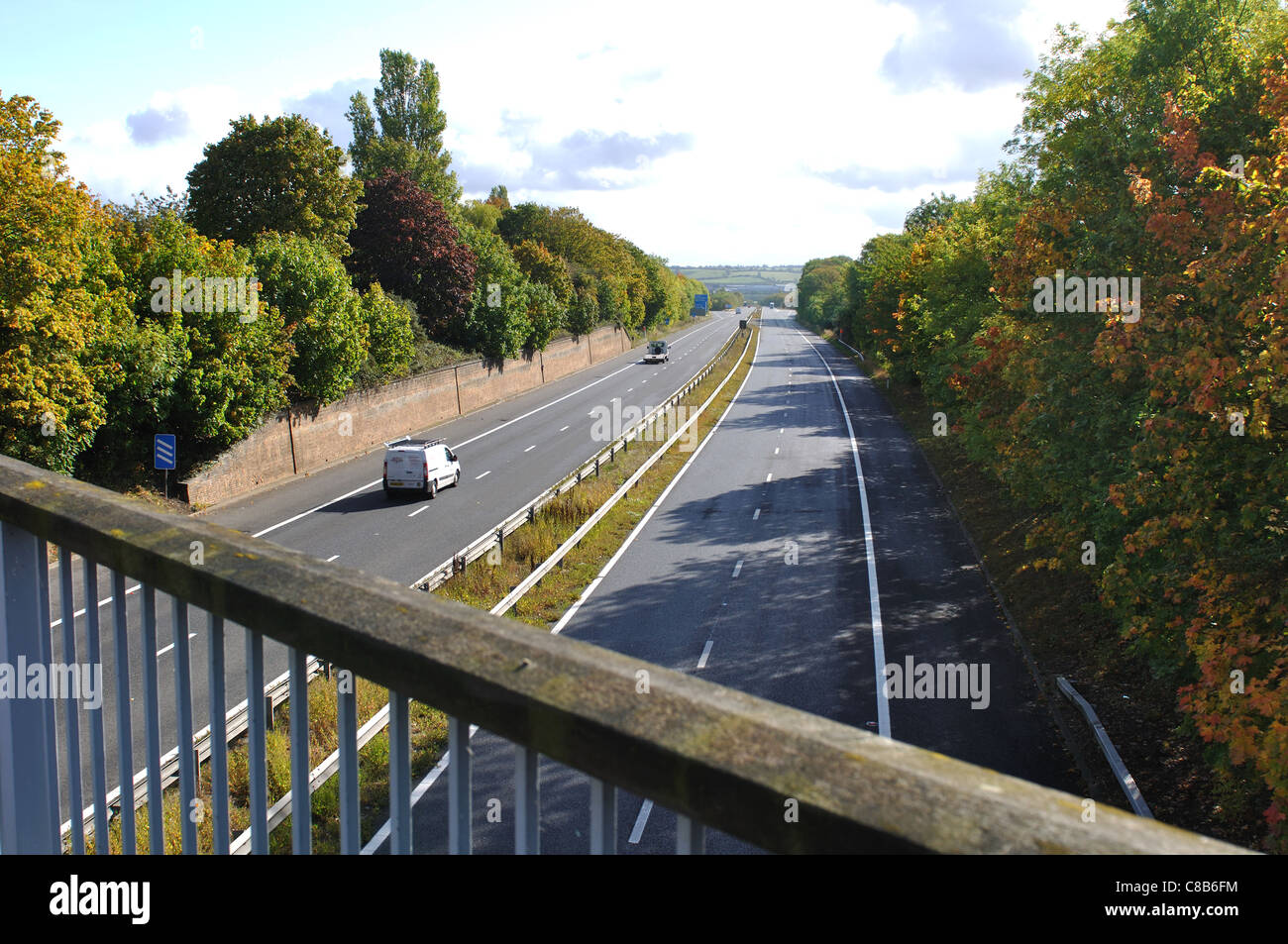 M45 motorway near Dunchurch, Warwickshire, England, UK Stock Photo