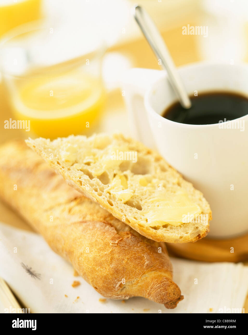 Continental breakfast Stock Photo