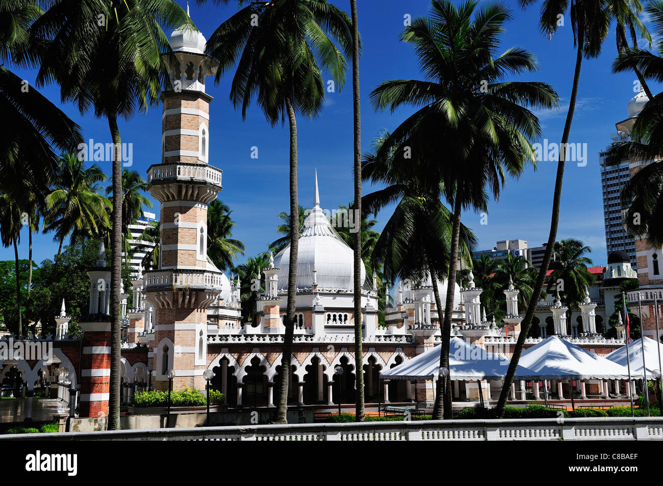 Masjid Jamek Mosque, Kuala Lumpur, Malaysia Stock Photo