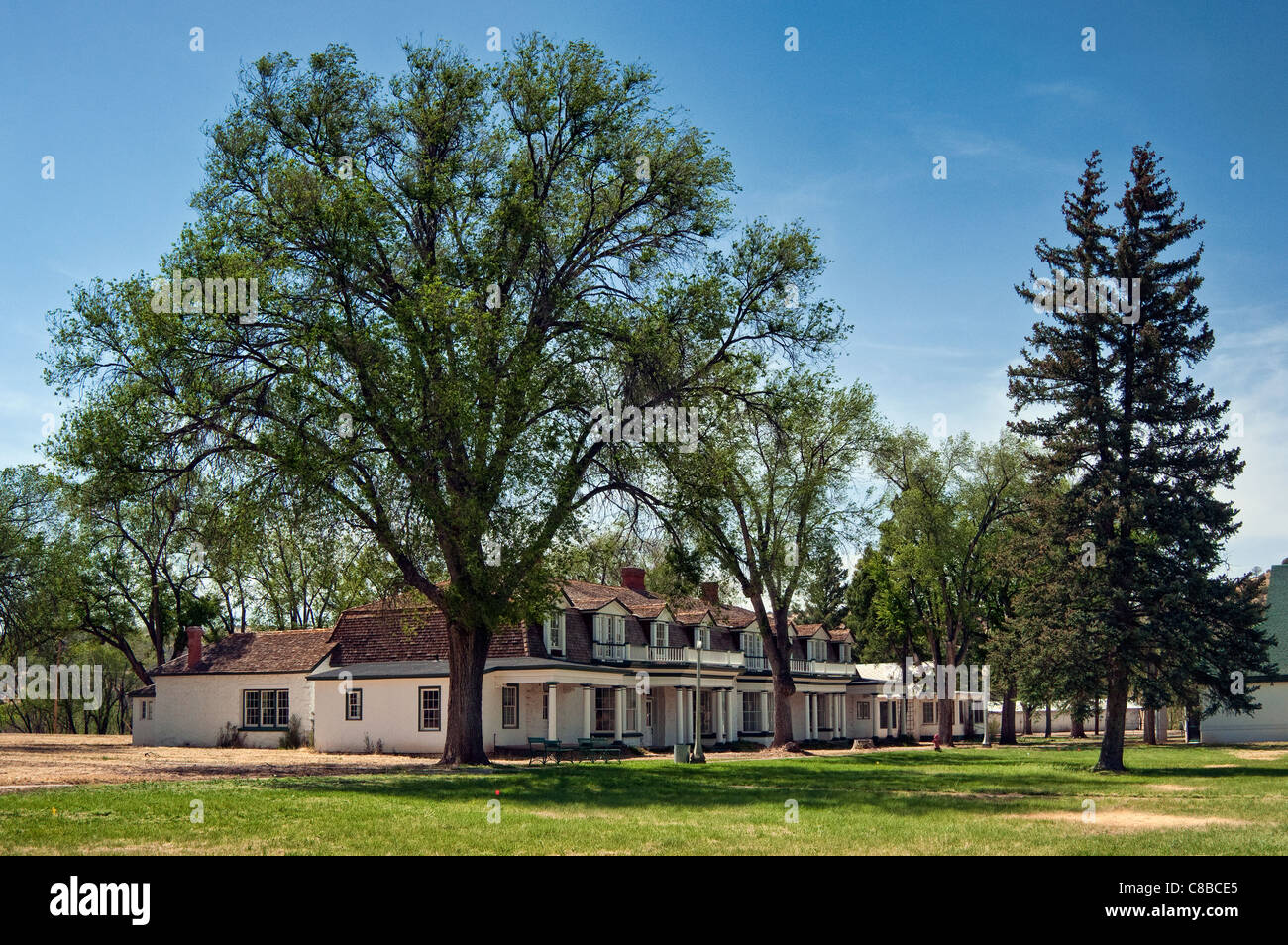 Officers Quarters at Fort Stanton, New Mexico, USA Stock Photo Alamy