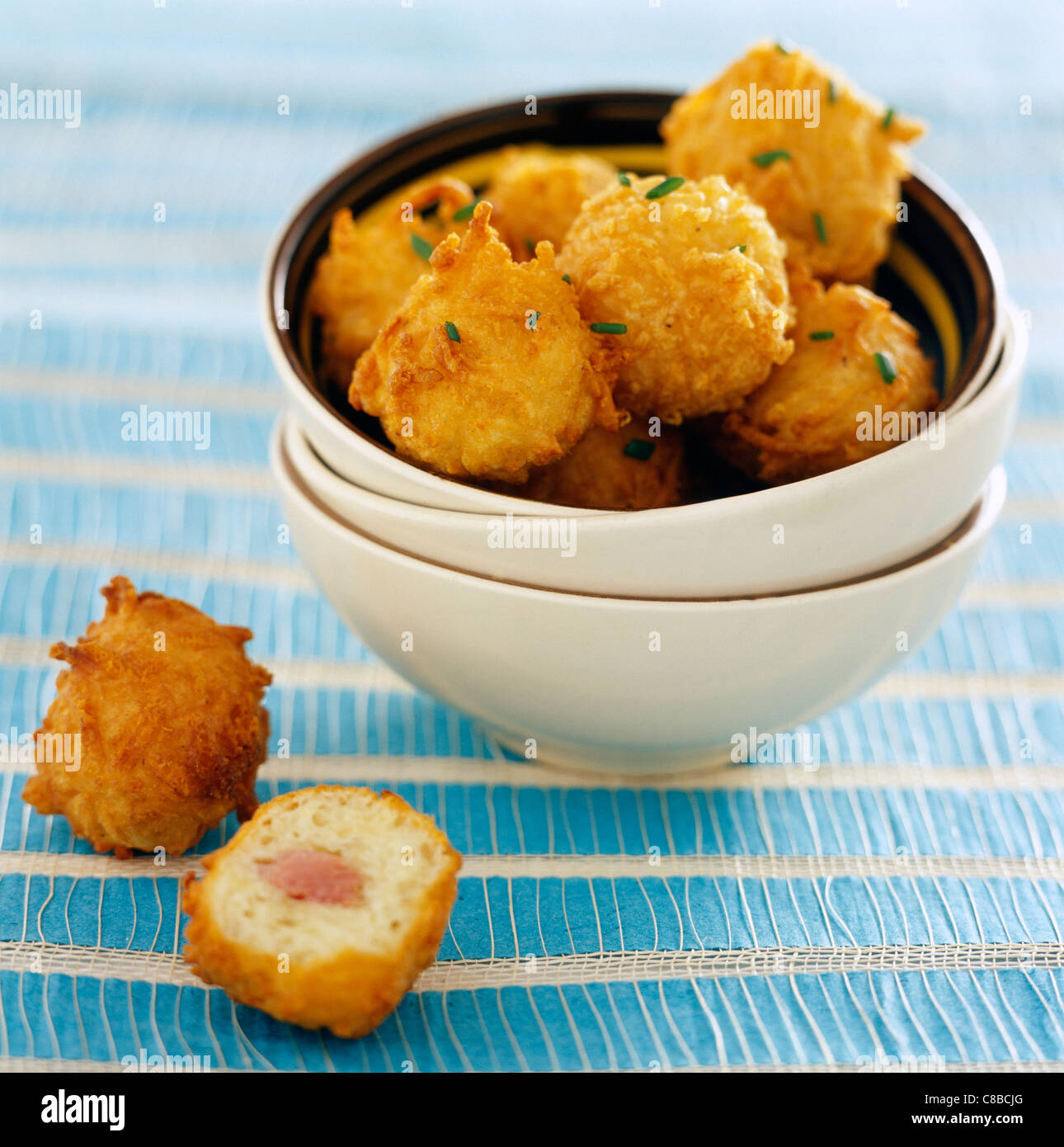 ham and cheese croquettes Stock Photo Alamy