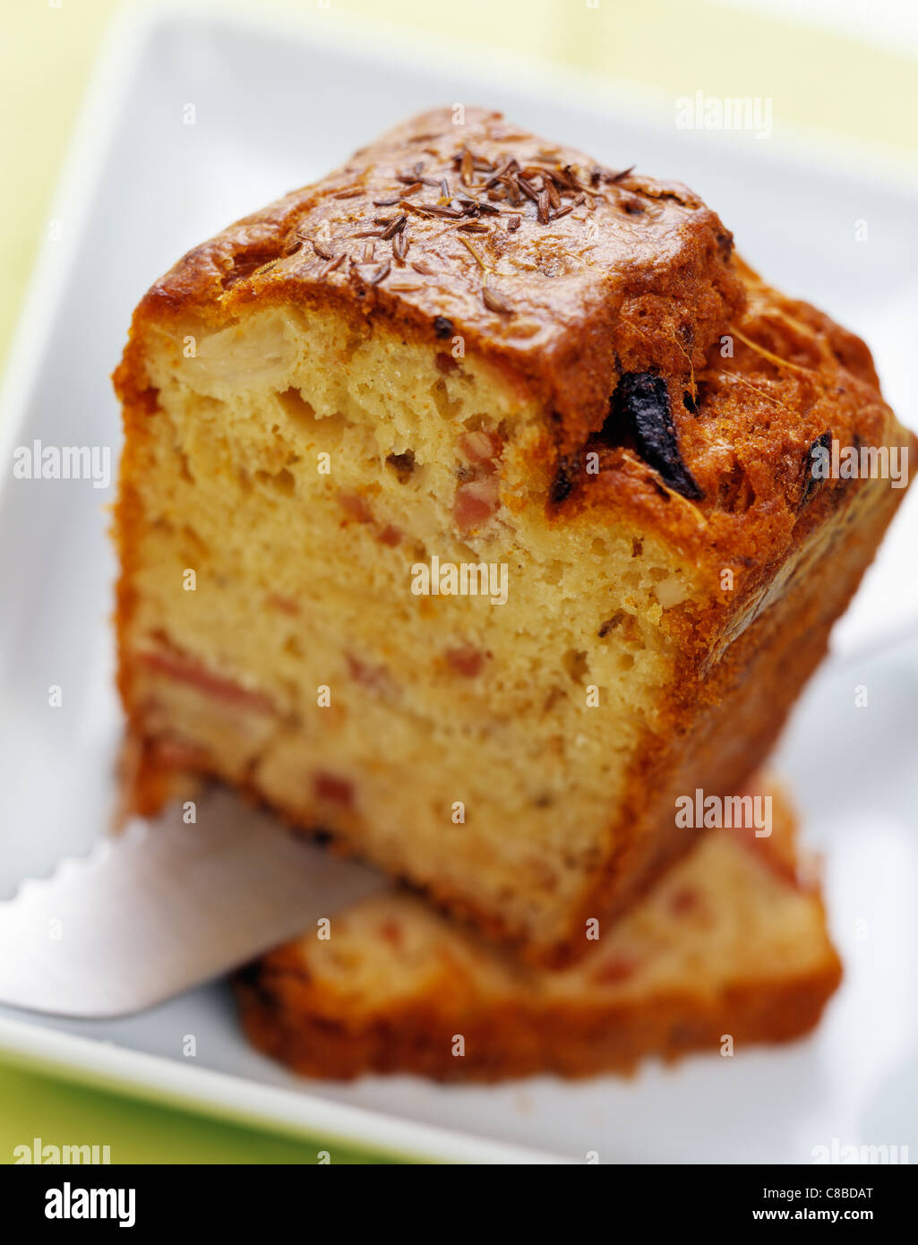 ham and olive loaf Stock Photo Alamy