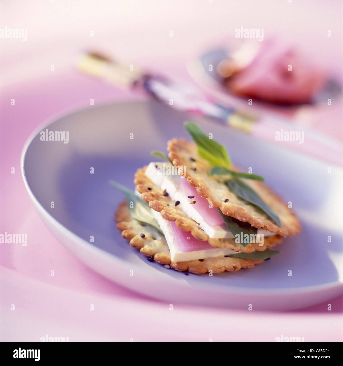 Japanese zen puff pastry Stock Photo Alamy