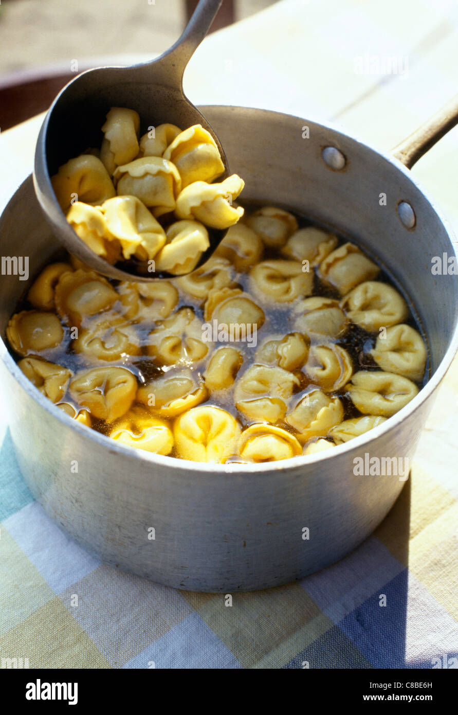 Tortellini stuffed pasta Stock Photo - Alamy