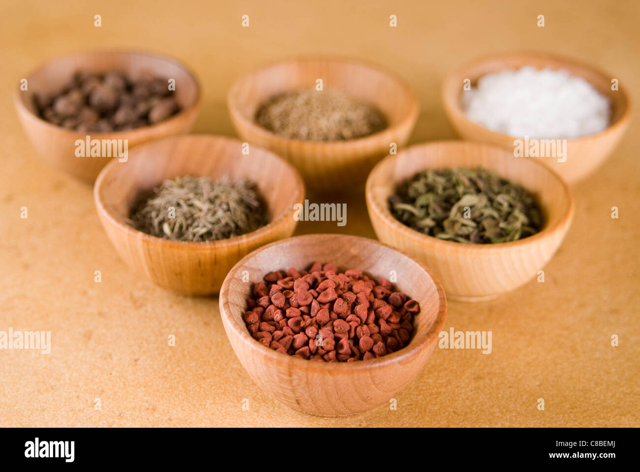 Several spices used in Caribbean cuisine Stock Photo Alamy
