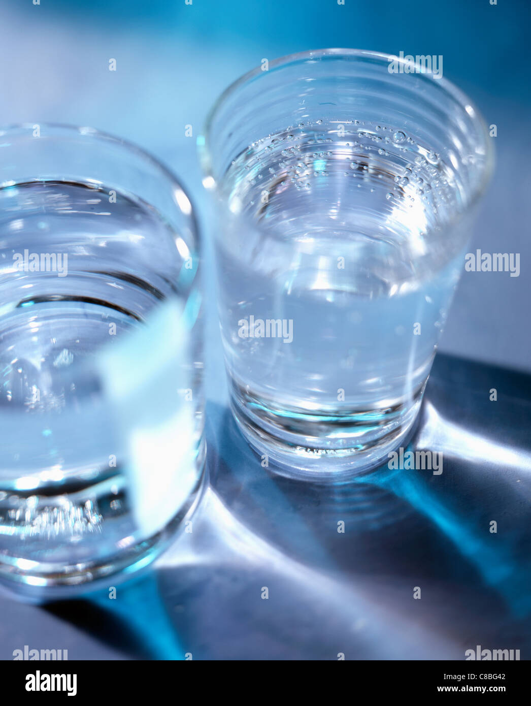 glasses of water Stock Photo - Alamy