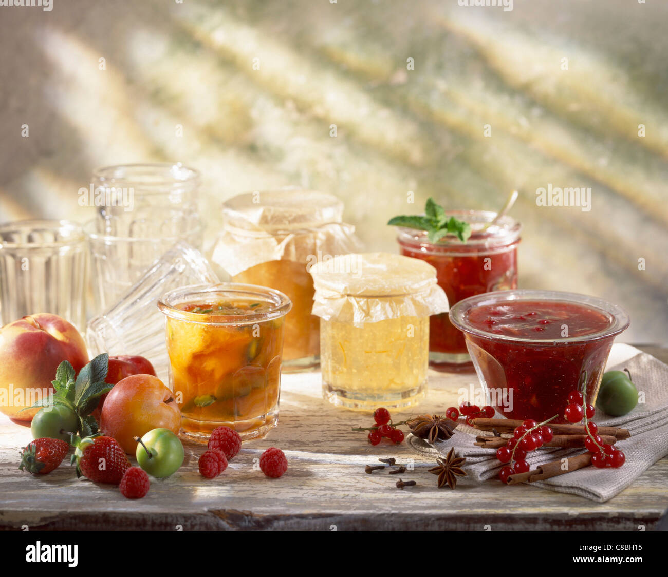 Jars of raspberry jam hi-res stock photography and images - Alamy