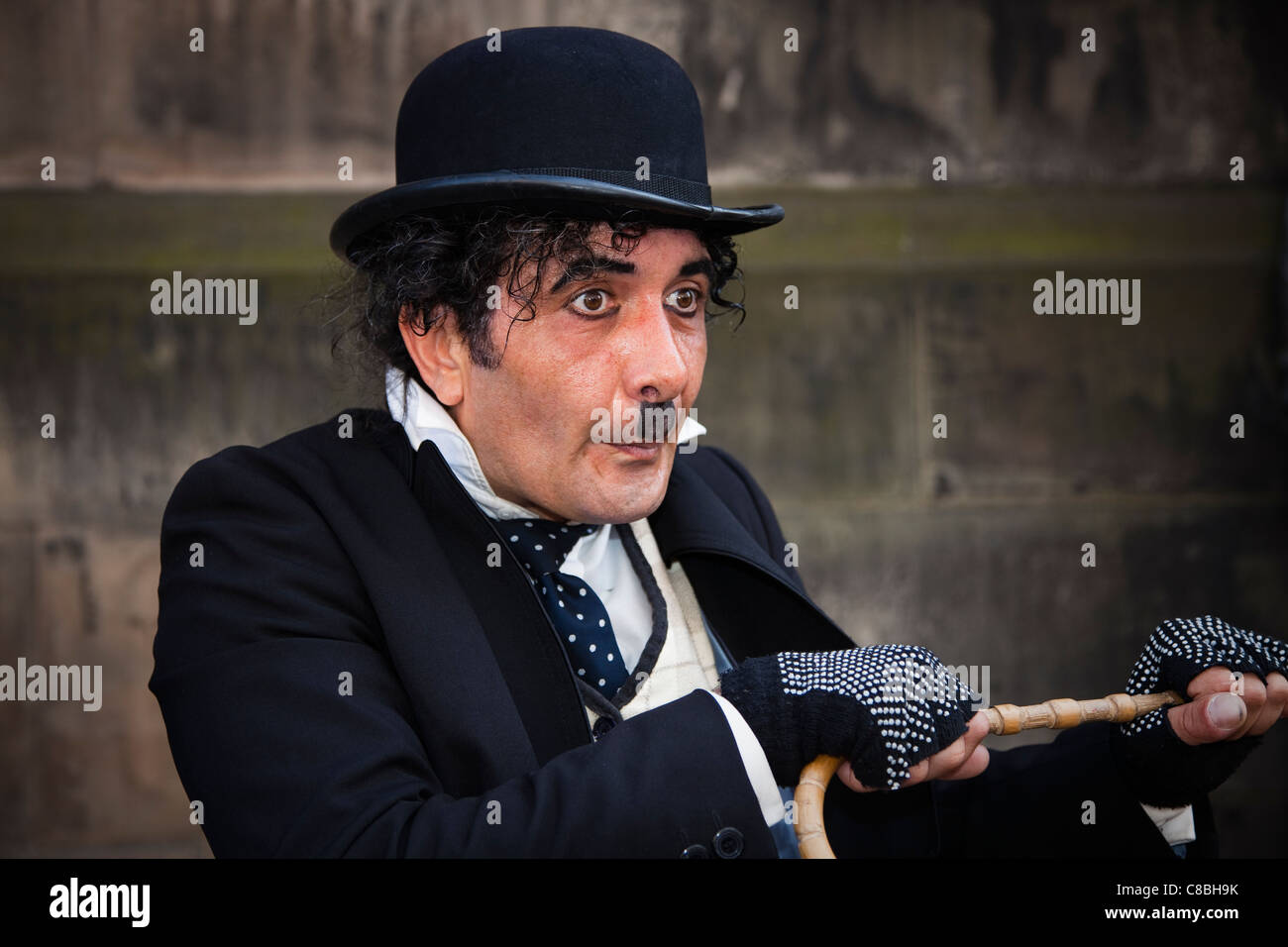 Charlie chaplin bowler hat hi-res stock photography and images - Alamy