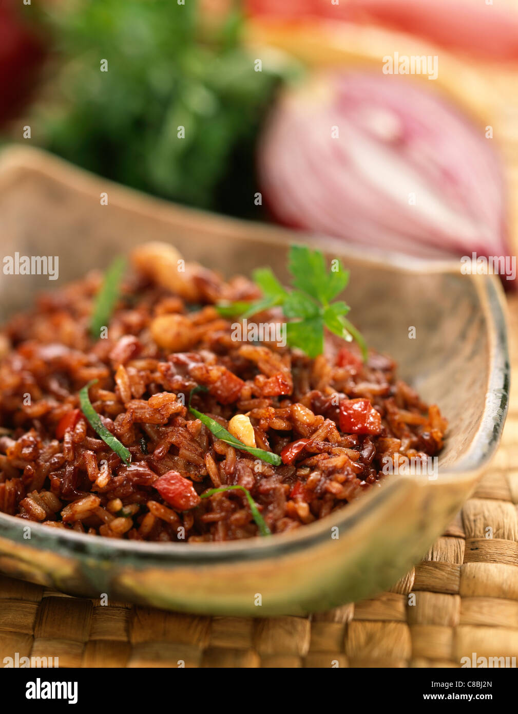 spicy chocolate risotto Stock Photo - Alamy