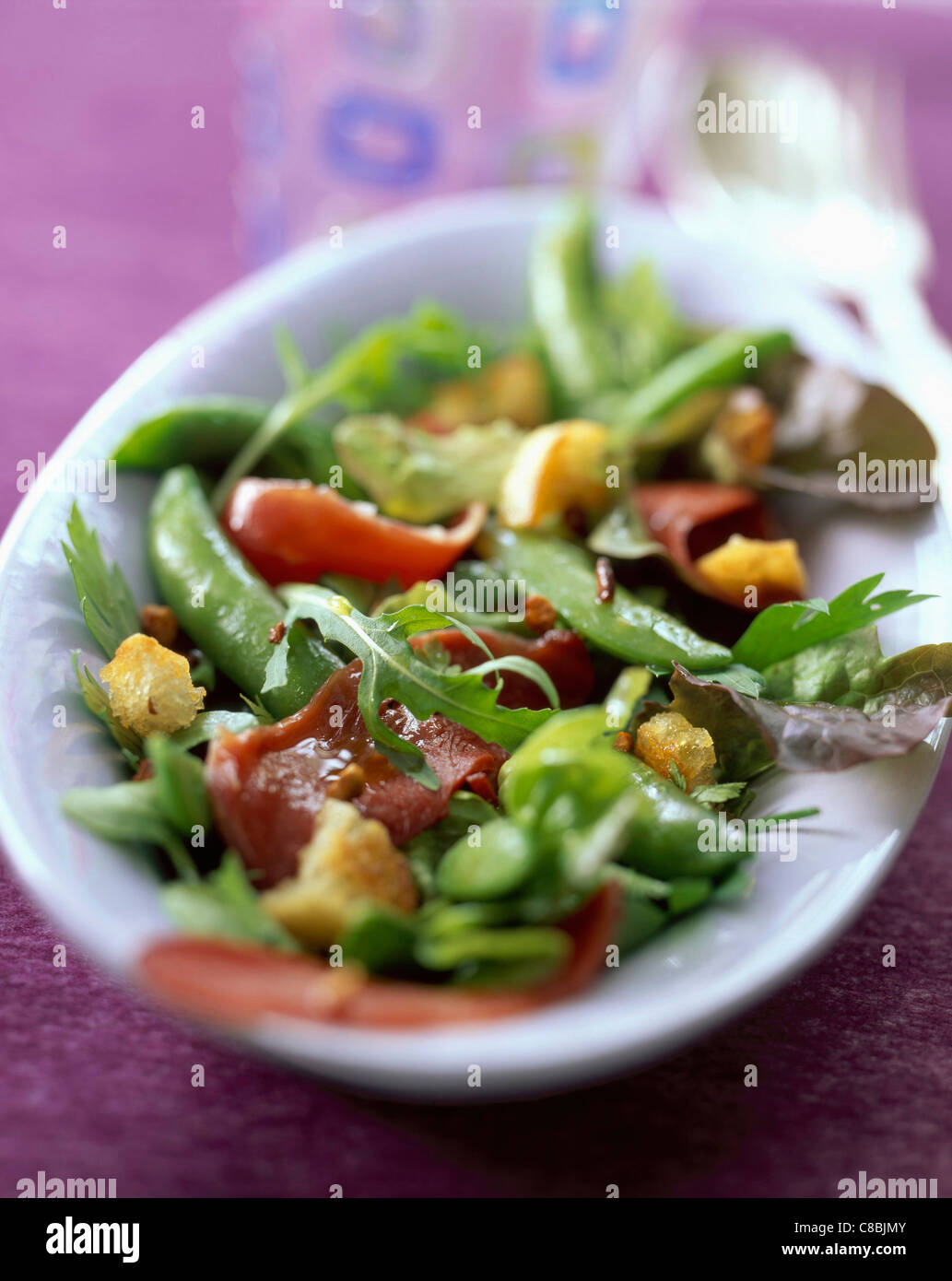 smoked duck salad Stock Photo - Alamy