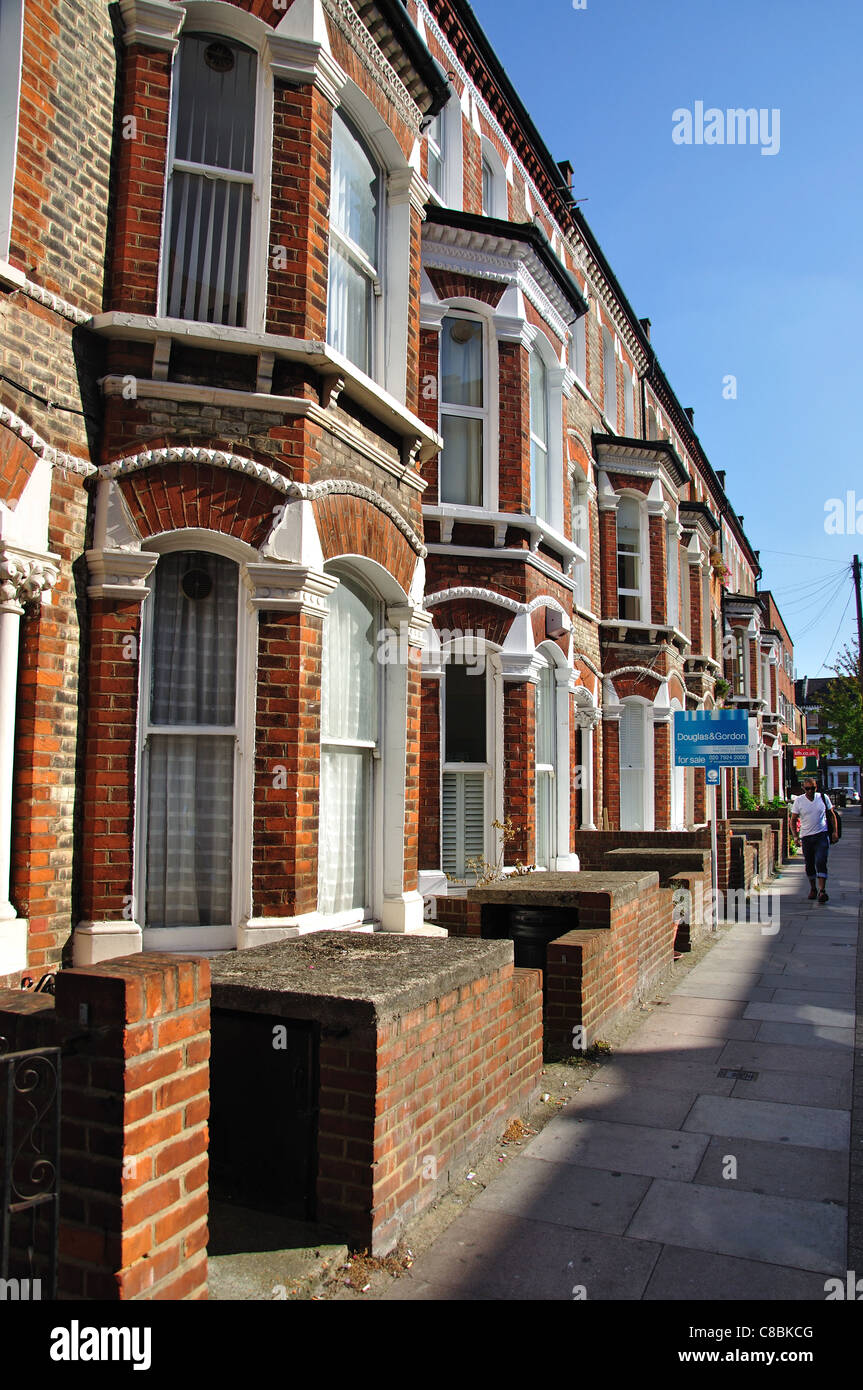 Terraced houses, Severus Road, Clapham Junction, Battersea, Borough of