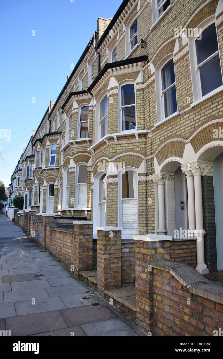 Terraced houses, Beauchamp Road, Clapham Junction, Battersea, London Borough of Wandsworth
