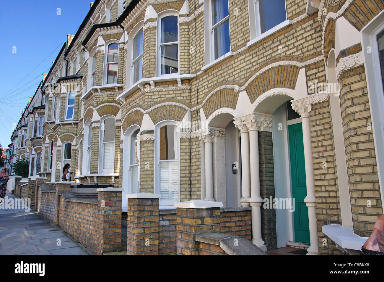 Terraced houses, Beauchamp Road, Clapham Junction, Battersea, London Borough of Wandsworth