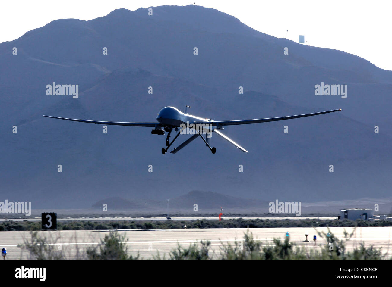 UAV MQ-1 Predator Aircraft Stock Photo
