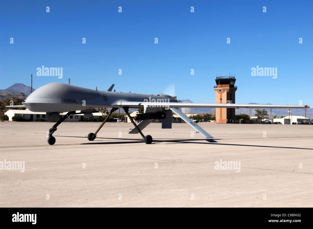 UAV MQ-1 Predator Aircraft Stock Photo