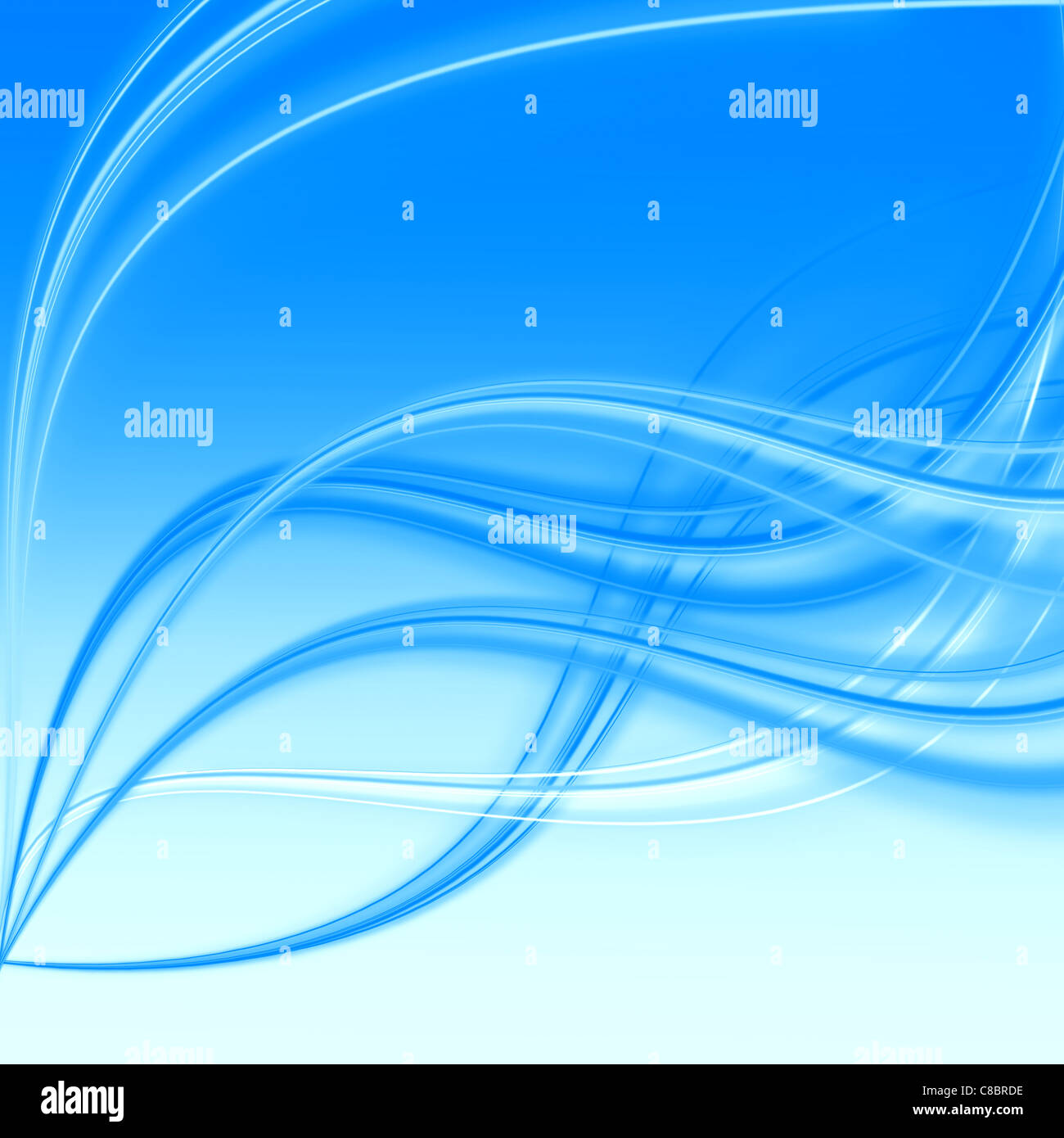 abstract blue wave Stock Photo - Alamy