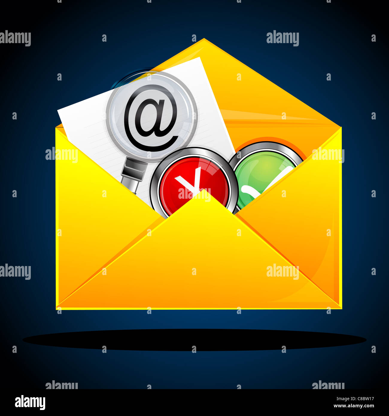 illustration of abstract web icons Stock Photo - Alamy