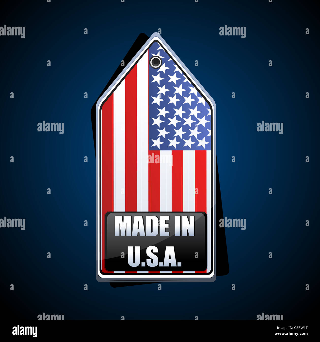 illustration of made in usa Stock Photo Alamy