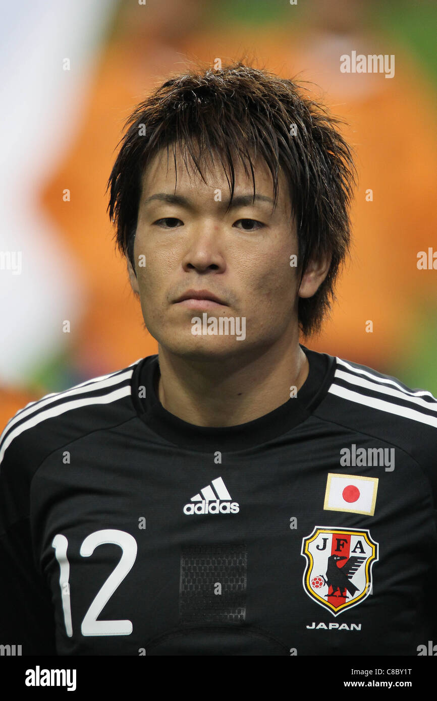 A head shot of  Shusaku Nishikawa (JPN) during the KIRIN Challenge Cup 2011 mach between Japan 1-0 Vietnam. Stock Photo