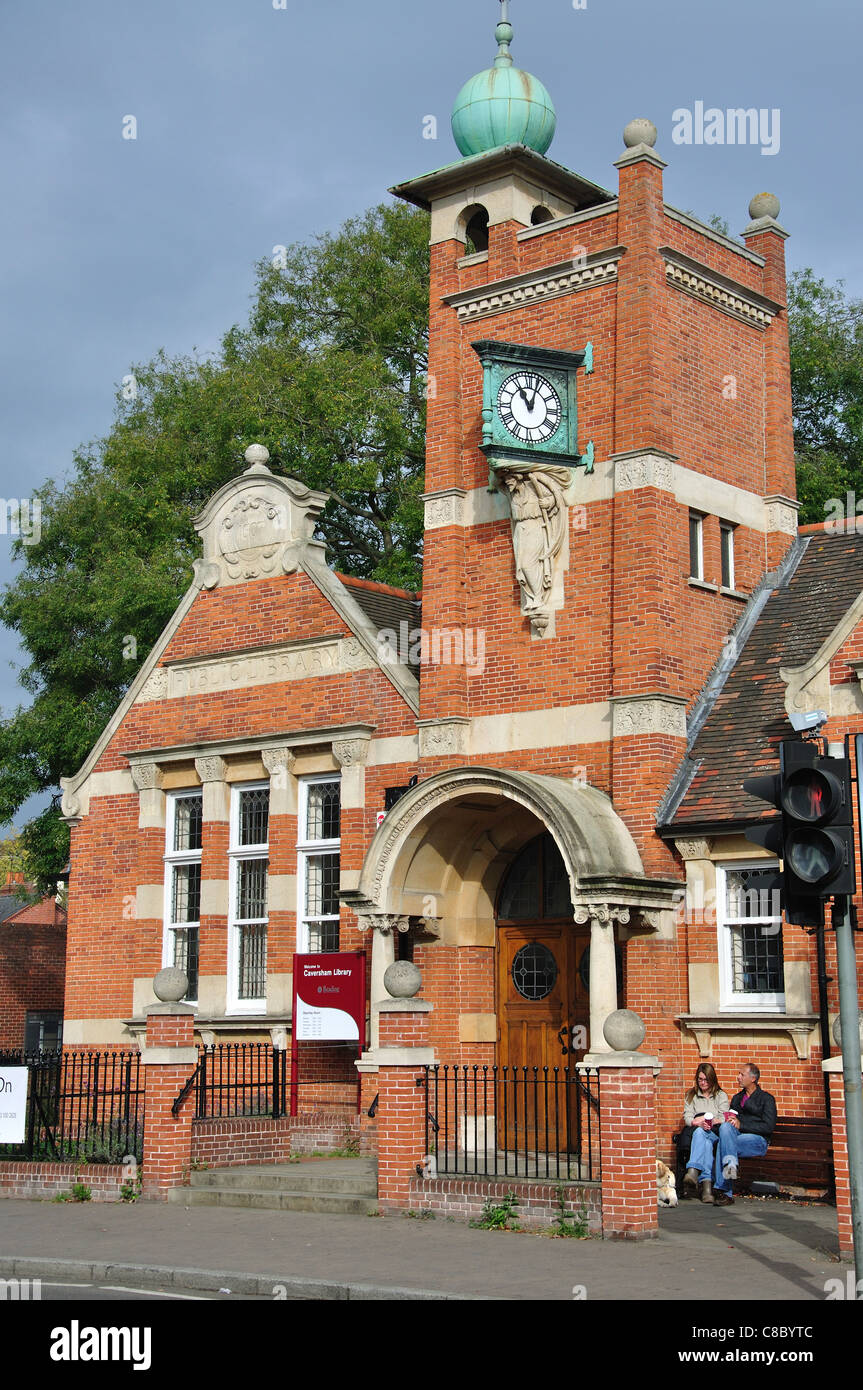Caversham Library, Church Street, Caversham, Reading, Berkshire, England, United Kingdom Stock Photo