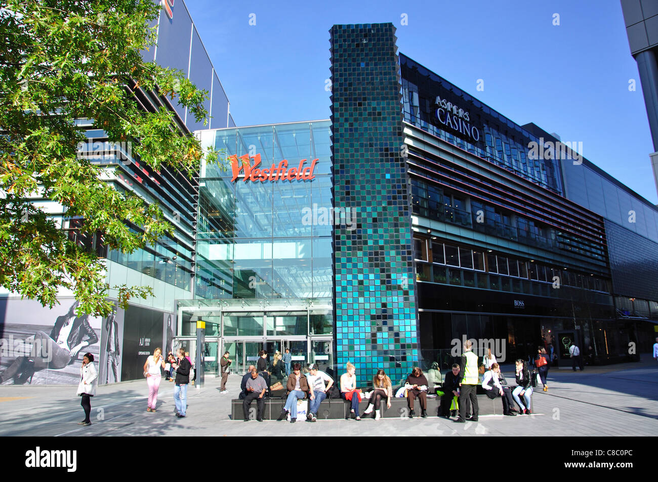 Westfield Shopping Centre, Stratford City, Stratford, Newham Borough, London, Greater London, England, United Kingdom Stock Photo