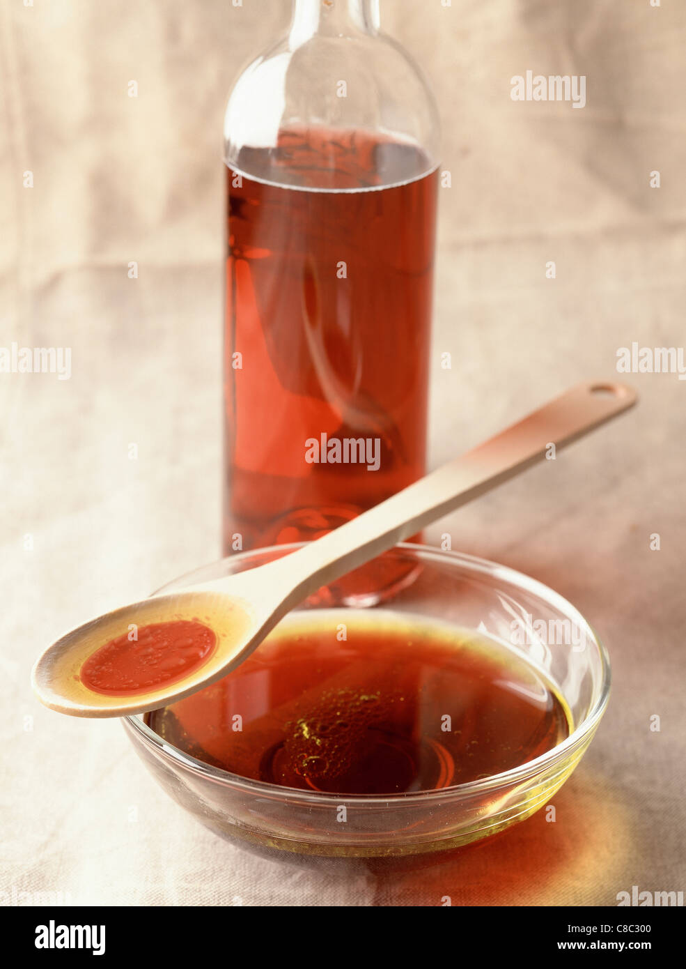 vinegar and French dressing Stock Photo Alamy