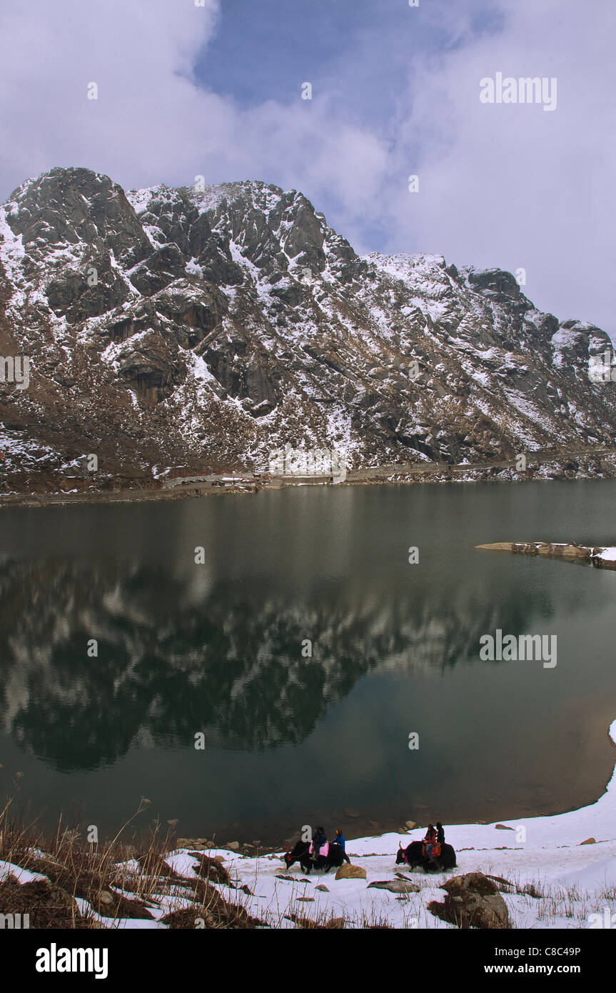 Tsomgo Lake Sikkim India Stock Photo