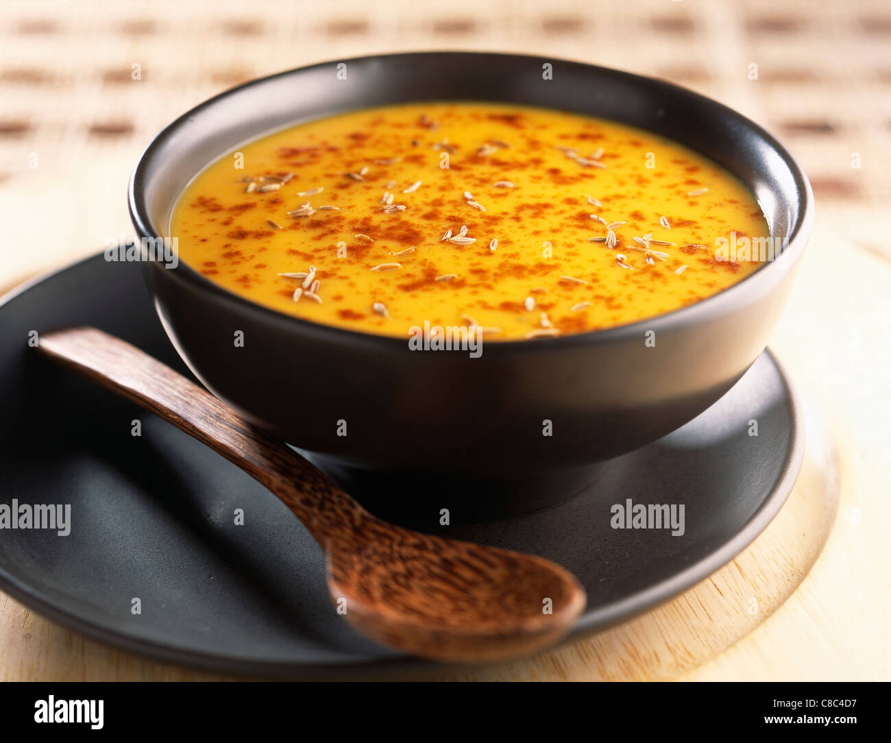 Egyptian-style bean soup Stock Photo