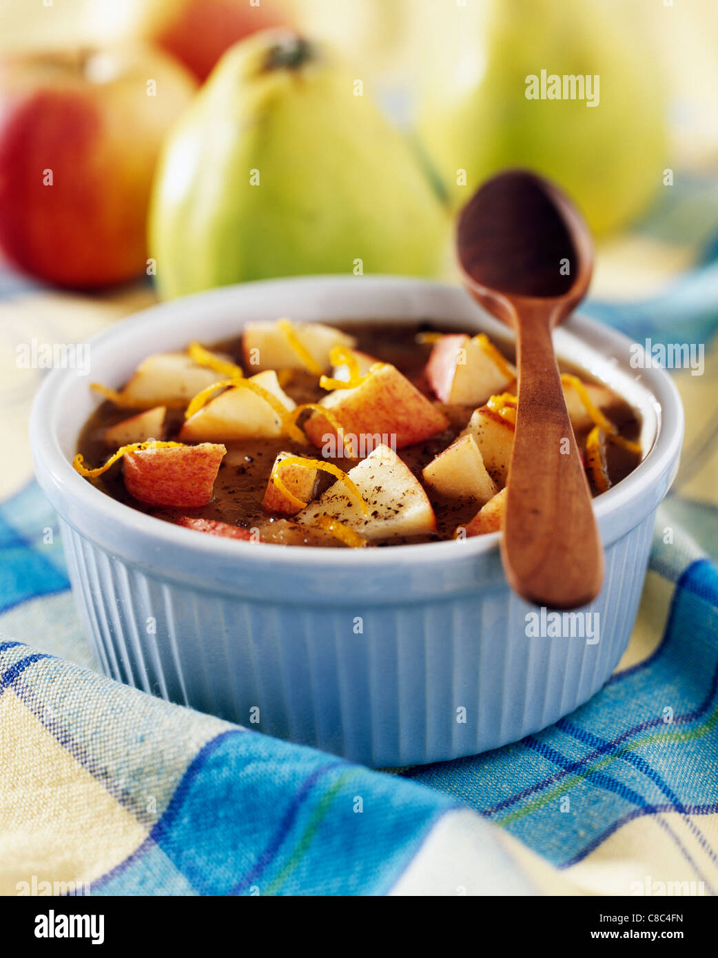 apple and quince marmalade Stock Photo