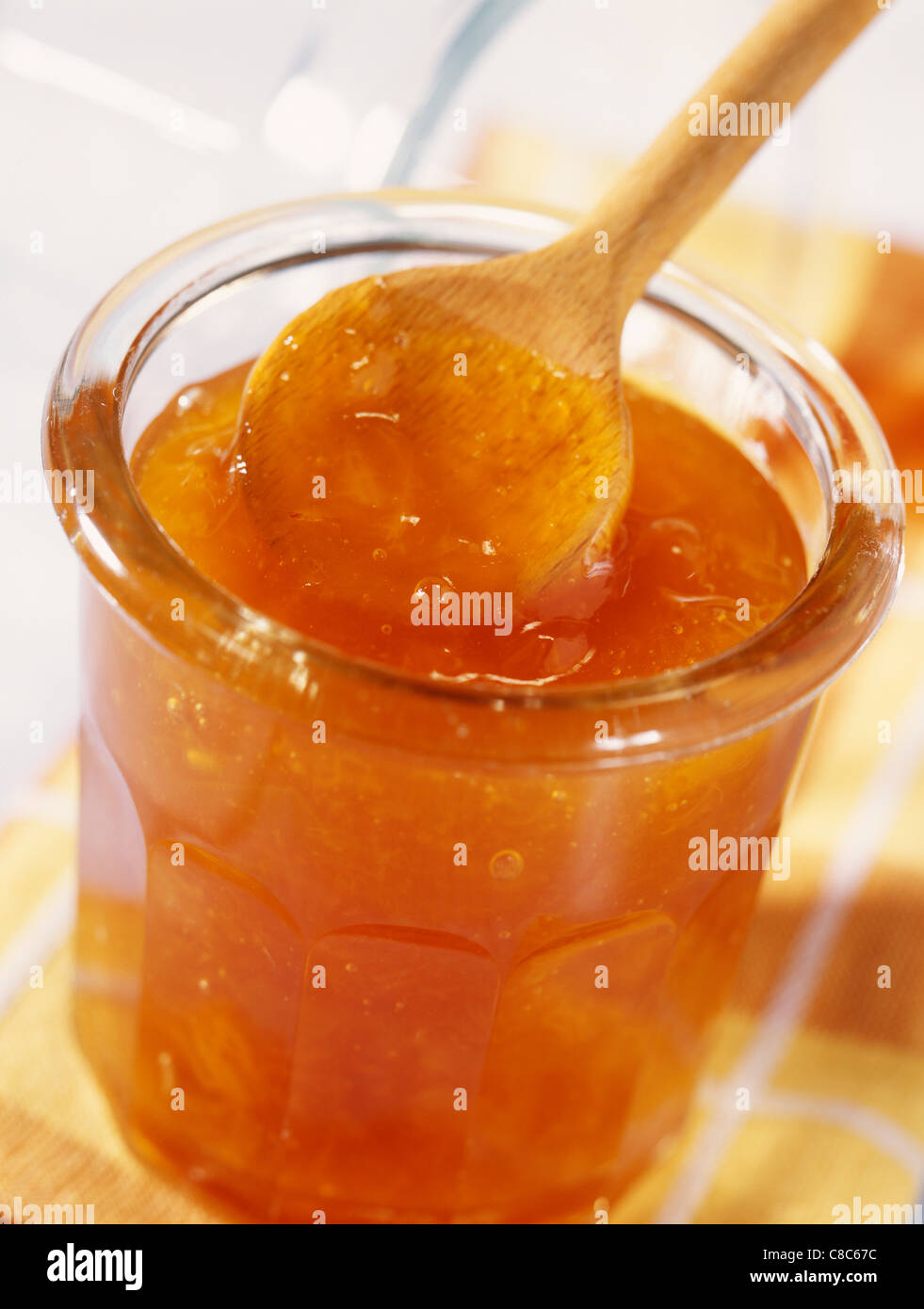 orange jam Stock Photo