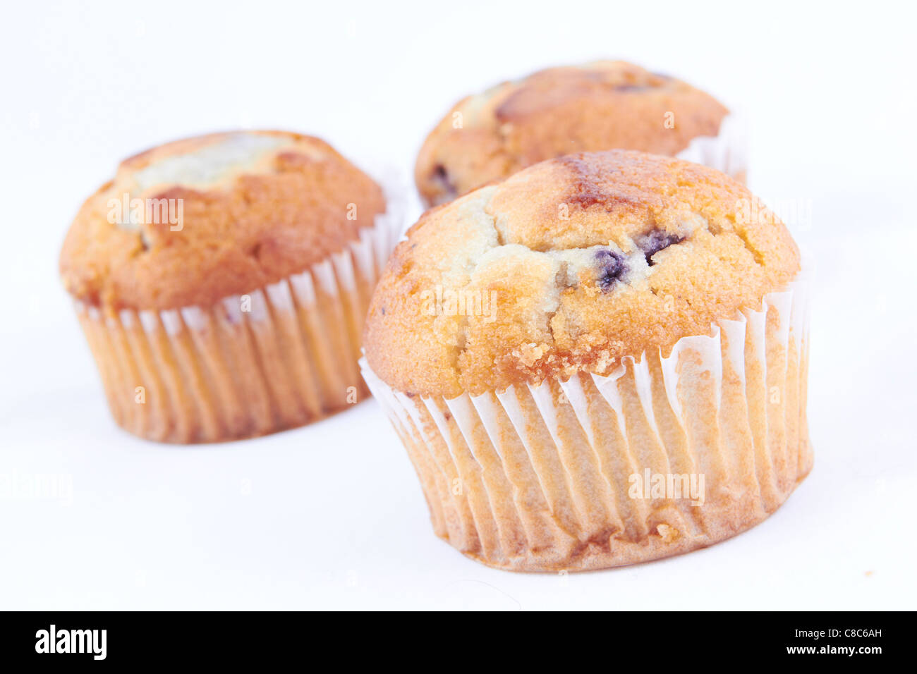 Three  muffins Stock Photo